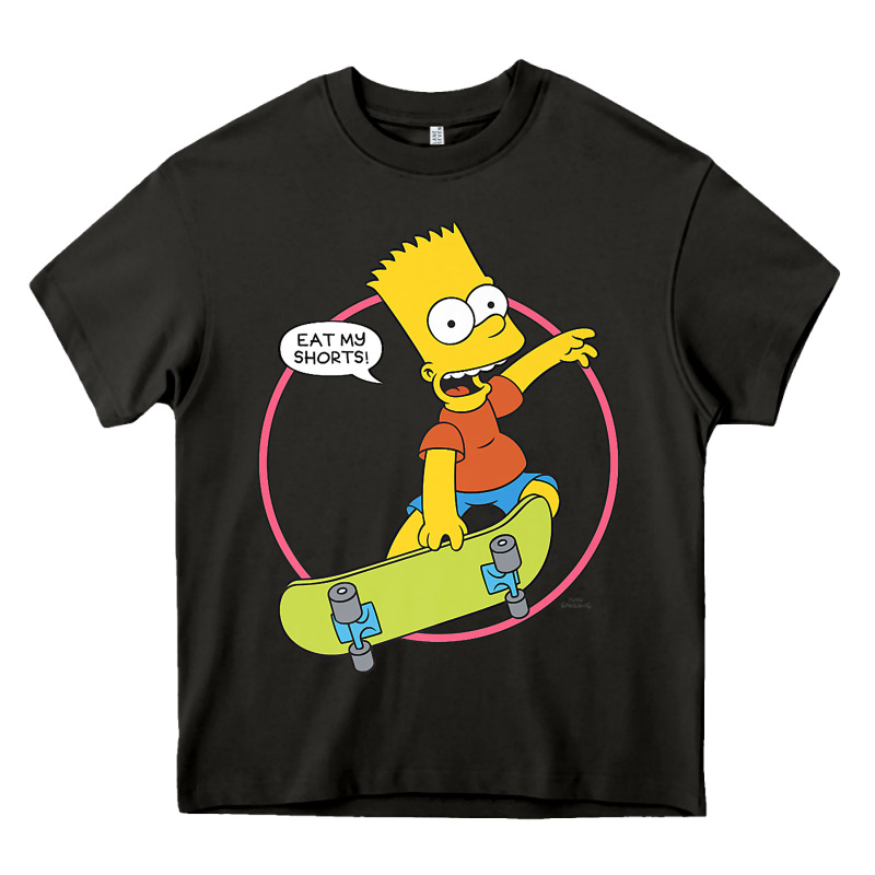 The Simpsons Bart Simpson Eat My Shorts Premium T Shirt Heavy Core Tee by linhVisuals | Teevron