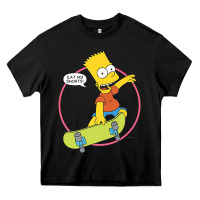 Black the simpsons bart simpson eat my shorts premium t shirt Heavy Core Tee - linhVisuals