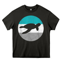 Asphalt sea turtle retro gift for men or boys t shirt Heavy Core Tee - linhVisuals