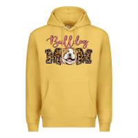 Antique Gold Bulldog Mom Premium Hoodie - Jasminsmagicworld