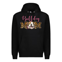 Black Bulldog Mom Premium Hoodie - Jasminsmagicworld