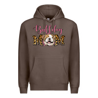 Coffee Bulldog Mom Premium Hoodie - Jasminsmagicworld