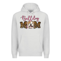 Dove Grey Bulldog Mom Premium Hoodie - Jasminsmagicworld