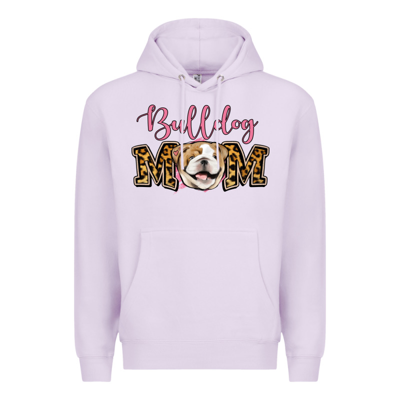 Bulldog Mom Premium Hoodie by Jasminsmagicworld | Teevron
