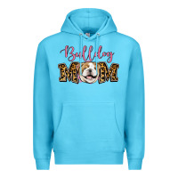 Ocean Blue Bulldog Mom Premium Hoodie - Jasminsmagicworld