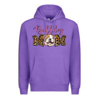Purple Bulldog Mom Premium Hoodie - Jasminsmagicworld