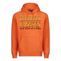 Carrot thankful blessed and kind of a mess Premium Hoodie - BarkalooDesign