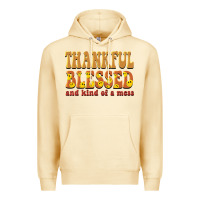 Pina Colada thankful blessed and kind of a mess Premium Hoodie - BarkalooDesign