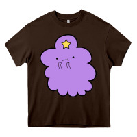 Chocolate Brown lumpy space  adventure time Heavy Core Tee - linhVisuals