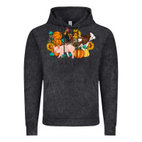 Vintage Black Farm Life Fall Pig Cow Rooster Vintage Hoodie - Artiststas