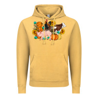 Vintage Mustard Farm Life Fall Pig Cow Rooster Vintage Hoodie - Artiststas