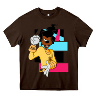 Chocolate Brown powerline   black lives matter   powerline goofy movie Heavy Core Tee - linhVisuals