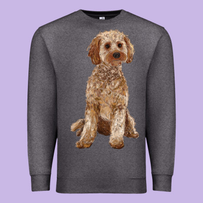 Cockapoo Premium Sweatshirt Designed By Ranaportraitstore