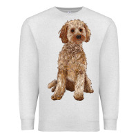 Oatmeal Heather cockapoo Premium Sweatshirt - RanaPortraitStore