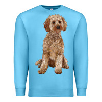 Ocean Blue cockapoo Premium Sweatshirt - RanaPortraitStore