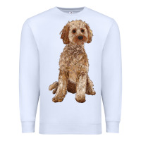 White cockapoo Premium Sweatshirt - RanaPortraitStore