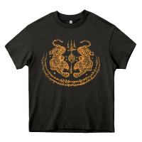 Asphalt twin tiger sak yant tattoo muay thai thailand martial art tank top Heavy Core Tee - linhVisuals