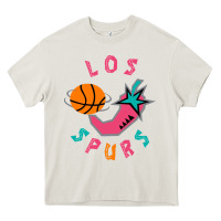 Cream Los Spurs Heavy Core Tee - linhVisuals
