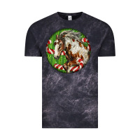 Cloud Black Horse Christmas Vintage Tee - LillyAllenDesigns