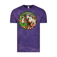 Cloud Purple Horse Christmas Vintage Tee - LillyAllenDesigns
