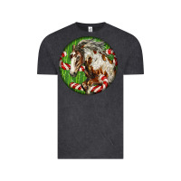 Vintage Black Horse Christmas Vintage Tee - LillyAllenDesigns