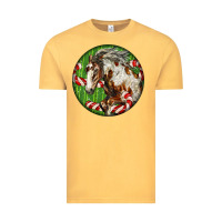 Vintage Mustard Horse Christmas Vintage Tee - LillyAllenDesigns