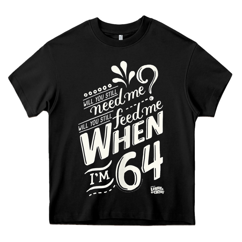 Lyrics By Lennon And Mccartney   When I'm 64 Tank Top Heavy Core Tee by linhVisuals | Teevron
