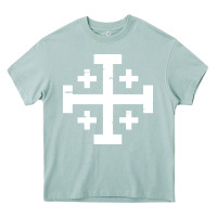 Arona crusader cross of jerusalem Heavy Core Tee - linhVisuals