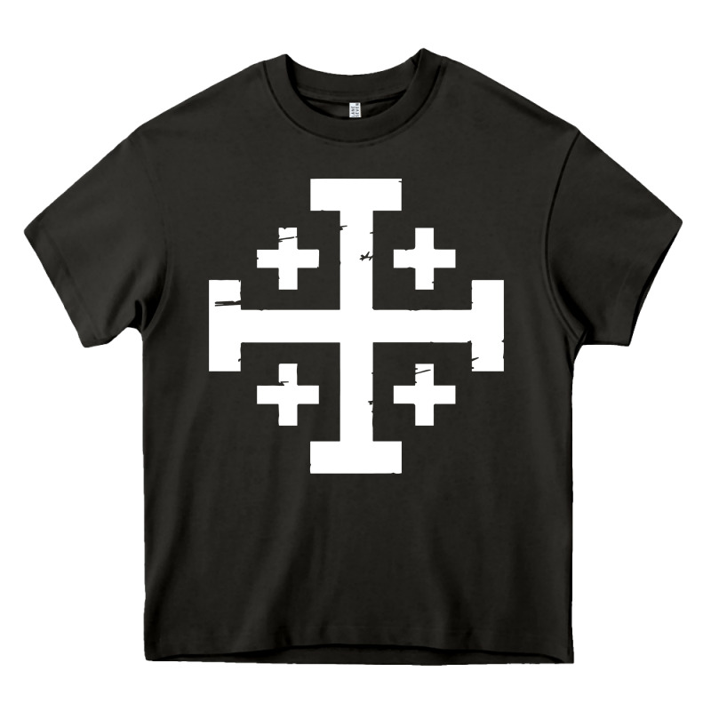 Crusader Cross Of Jerusalem Heavy Core Tee by linhVisuals | Teevron