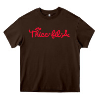 Women Funny Thicc Thick Fil A Curvy Women Girlfriend Premium T Shirt Heavy Core Tee | Teevron