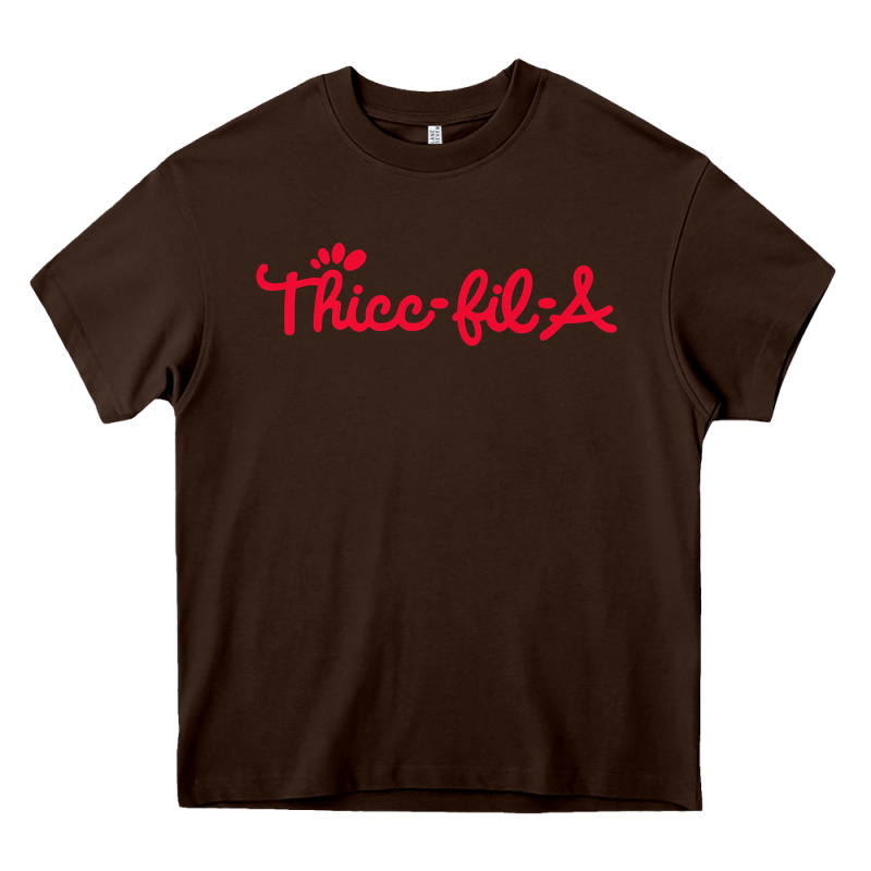 Women Funny Thicc Thick Fil A Curvy Women Girlfriend Premium T Shirt Heavy Core Tee by linhVisuals | Teevron
