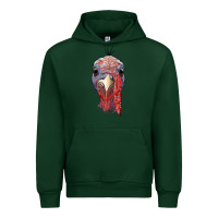 Forest Green gobble face Urban Hoodie - RanaPortraitStore