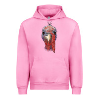 Fuchsia Pink gobble face Urban Hoodie - RanaPortraitStore