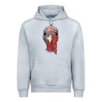 Heather Grey gobble face Urban Hoodie - RanaPortraitStore