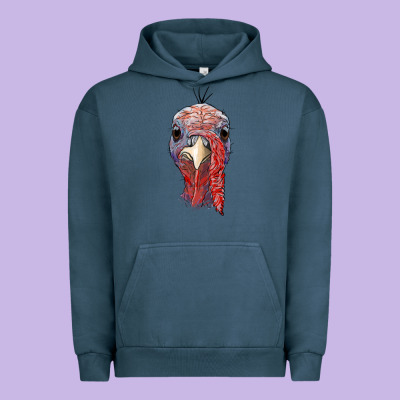 Gobble Face Urban Hoodie Designed By Ranaportraitstore