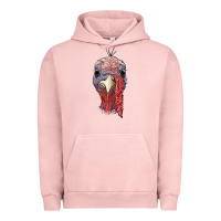 Pigment Salmon gobble face Urban Hoodie - RanaPortraitStore