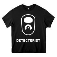 Black detectorist Heavy Core Tee - linhVisuals