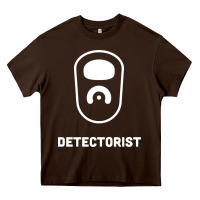 Chocolate Brown detectorist Heavy Core Tee - linhVisuals