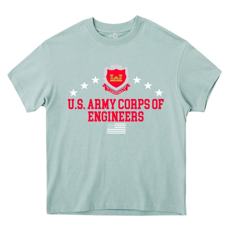 Us Army Corps Of Engineers (usace) Pullover Hoodie Heavy Core Tee by linhVisuals | Teevron