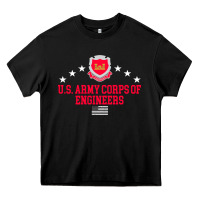 Black us army corps of engineers (usace) pullover hoodie Heavy Core Tee - linhVisuals