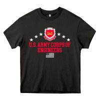 Asphalt us army corps of engineers (usace) pullover hoodie Heavy Core Tee - linhVisuals