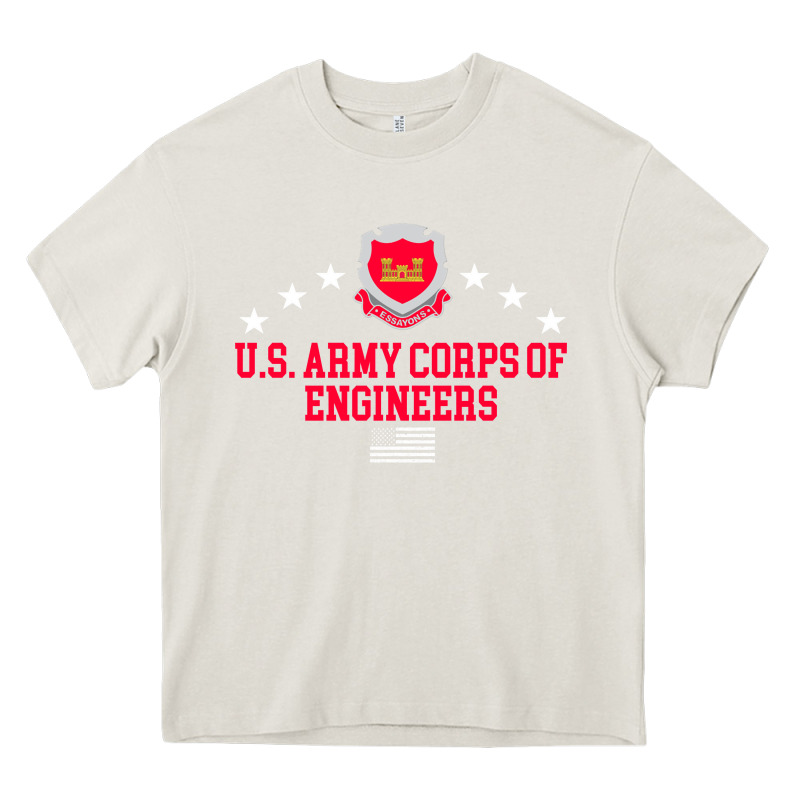 Us Army Corps Of Engineers (usace) Pullover Hoodie Heavy Core Tee by linhVisuals | Teevron