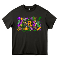 Asphalt Nurse Mardi Gras Heavy Core Tee - FaDigitalArtStudio