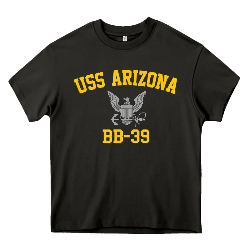 Uss Arizona Bb 39 Battleship T Shirt Heavy Core Tee by linhVisuals | Teevron