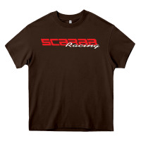 Chocolate Brown SCARAB RACING BOATS Heavy Core Tee - linhVisuals