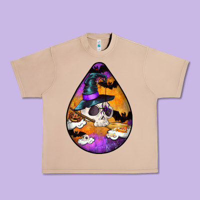 Hallowen Teardrop Urban Heavy Tee Designed By Lillyallendesigns
