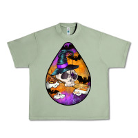 Oil Green Hallowen Teardrop Urban Heavy Tee - LillyAllenDesigns