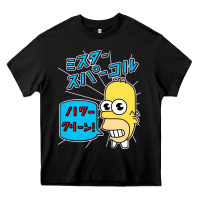 Black Sparkle simpsons Heavy Core Tee - linhVisuals