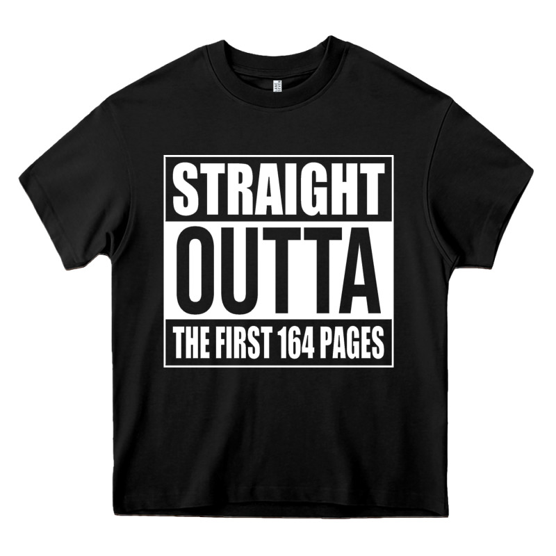 Straight Outta The First 164 Pages Heavy Core Tee by linhVisuals | Teevron