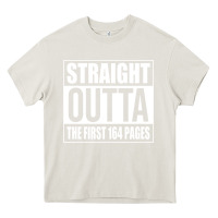 Cream Straight Outta The First 164 Pages Heavy Core Tee - linhVisuals